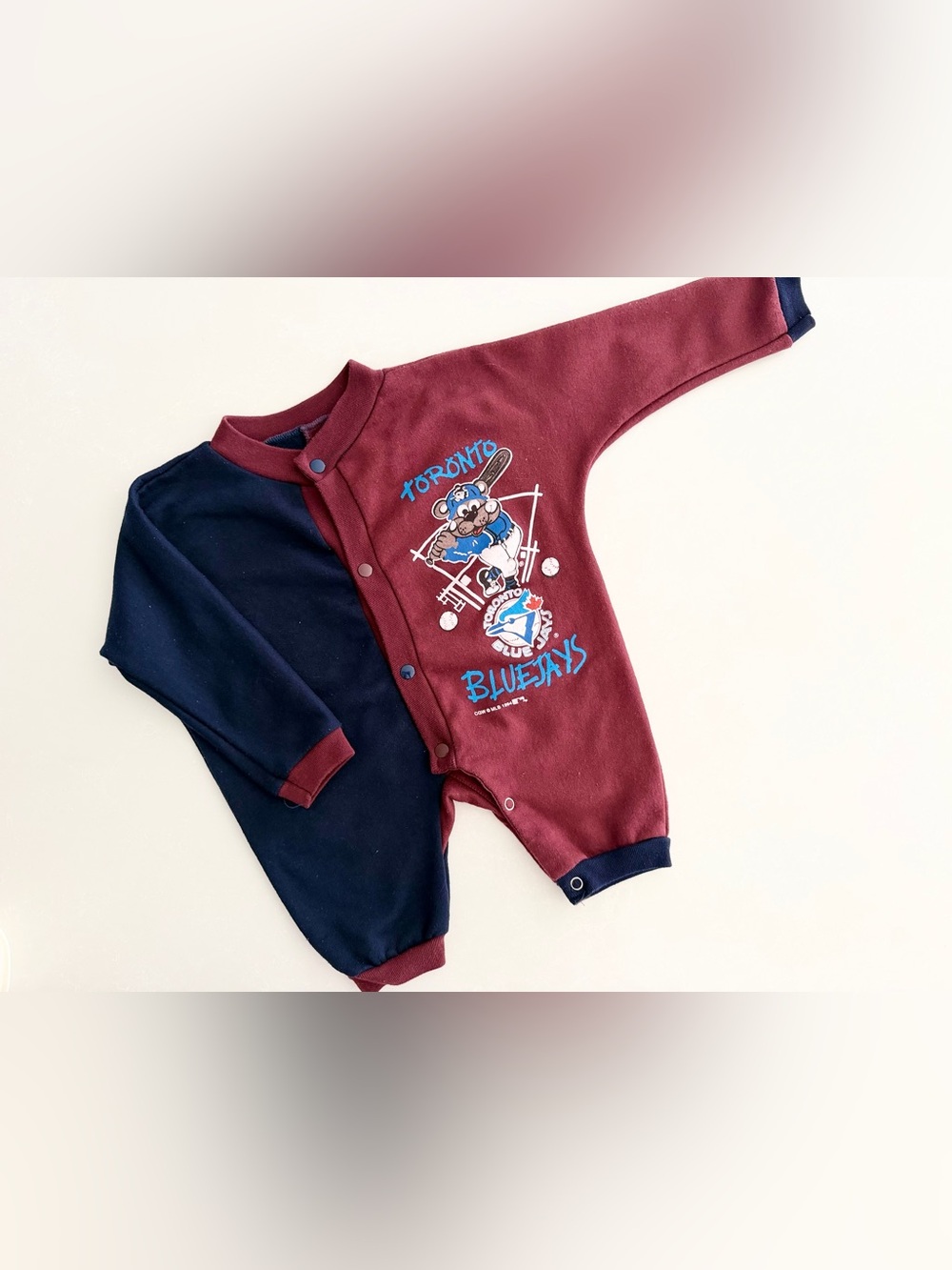 Rare Vintage 1994 Toronto Blue Jays Infant Romper • Size 6M